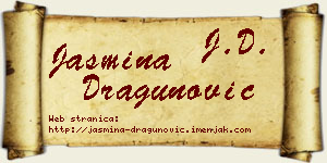 Jasmina Dragunović vizit kartica